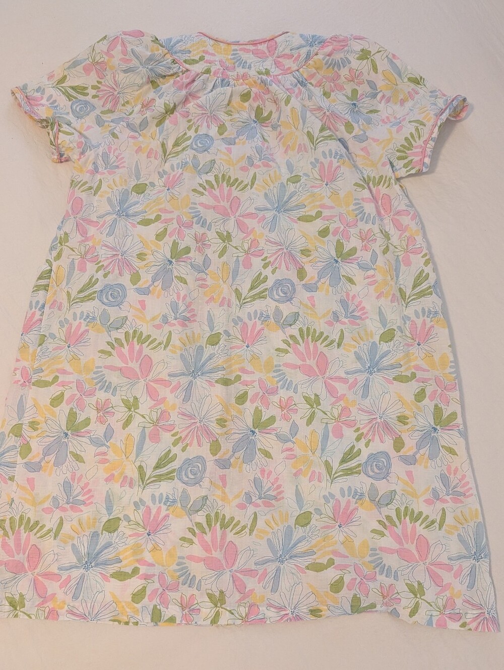 Barbizon Sleepwear Muumuu House dress Traditional Robe Floral Vtg Retro XL Mumu - Picture 11 of 12